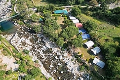 Rill And River Camp | Tents & Restaurant, Bhimtal