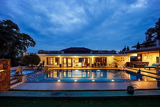 Hireavilla | White House - 3BHK Hilltop Villa with Pool and River View