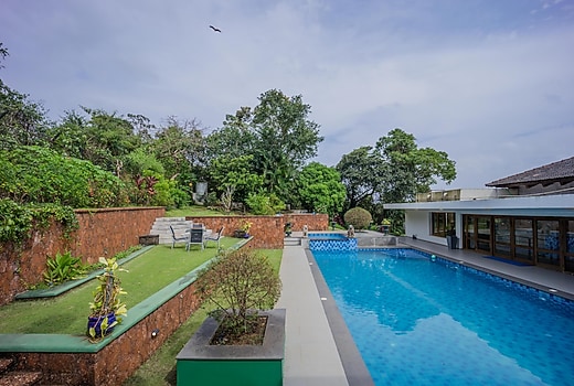 Hireavilla | White House - 3BHK Hilltop Villa with Pool and River View