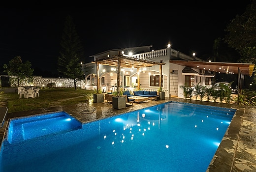 Pool Villa 9 by The Rentalgram | 5BHK Luxury Villa with Private Pool & Jacuzzi | Pet-friendly Villa
