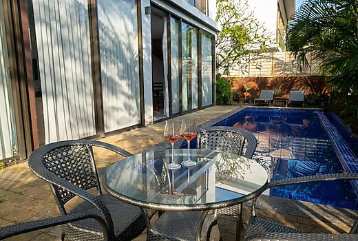Sun Contemporary private pool villa in North Goa