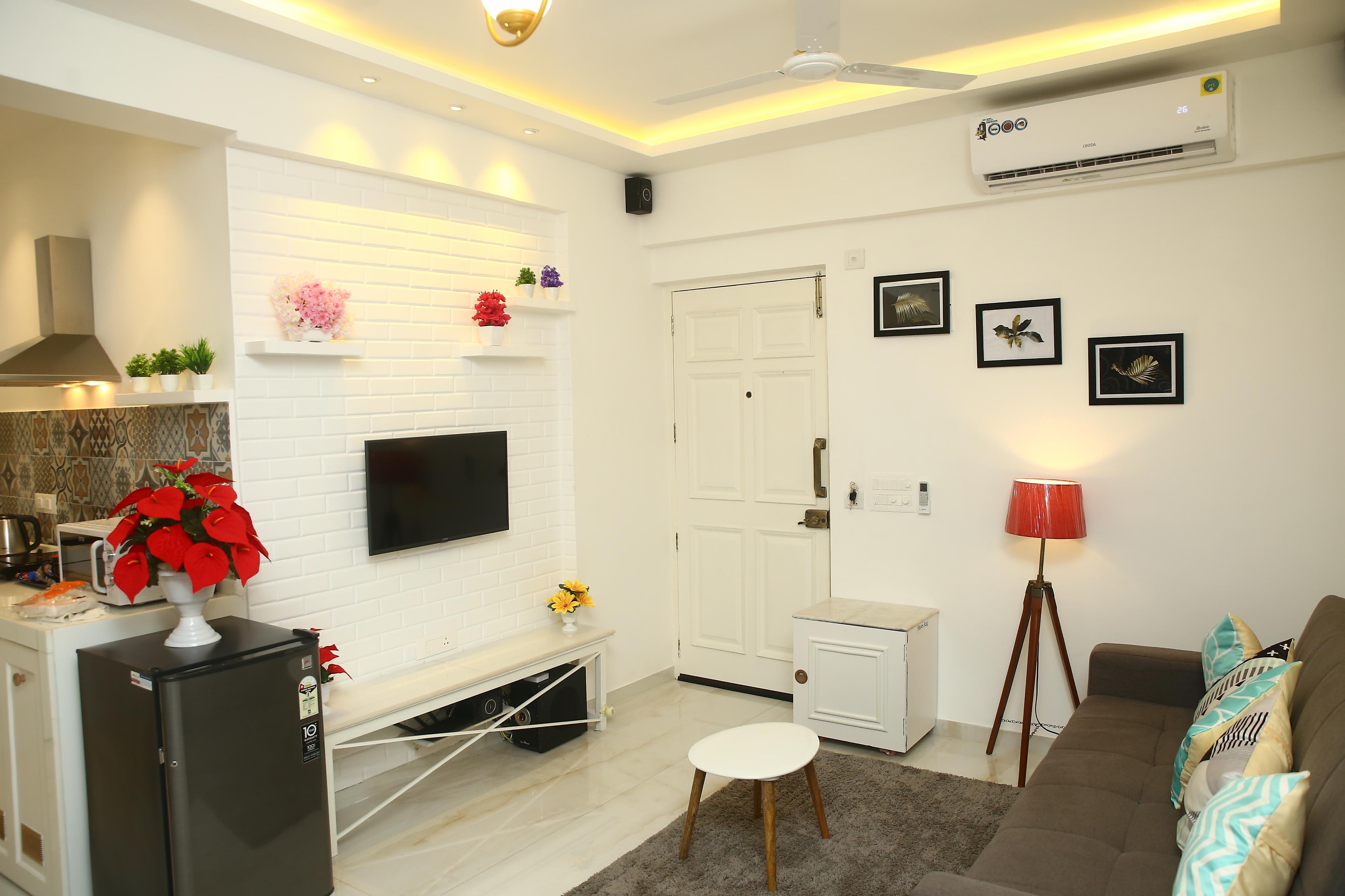 coz'y romantic Siolim  1BHK apartment - Tap to explore photos