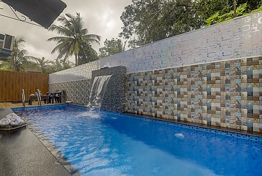 2BHK Villa with Private Pool WiFi | Baga | JAQK Holidays 