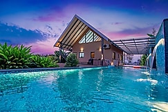 SaffronStays | Eden 3 BHK Pool Villa, Nashik