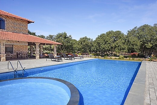 Expansive Outdoor Pool
