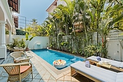 ELIVAAS 4 BHK Villa with Pvt Pool Near BAGA | Celest, Goa