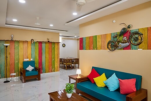 Deccan Staycation Chill Place 3BHK AC Retro House Financial District