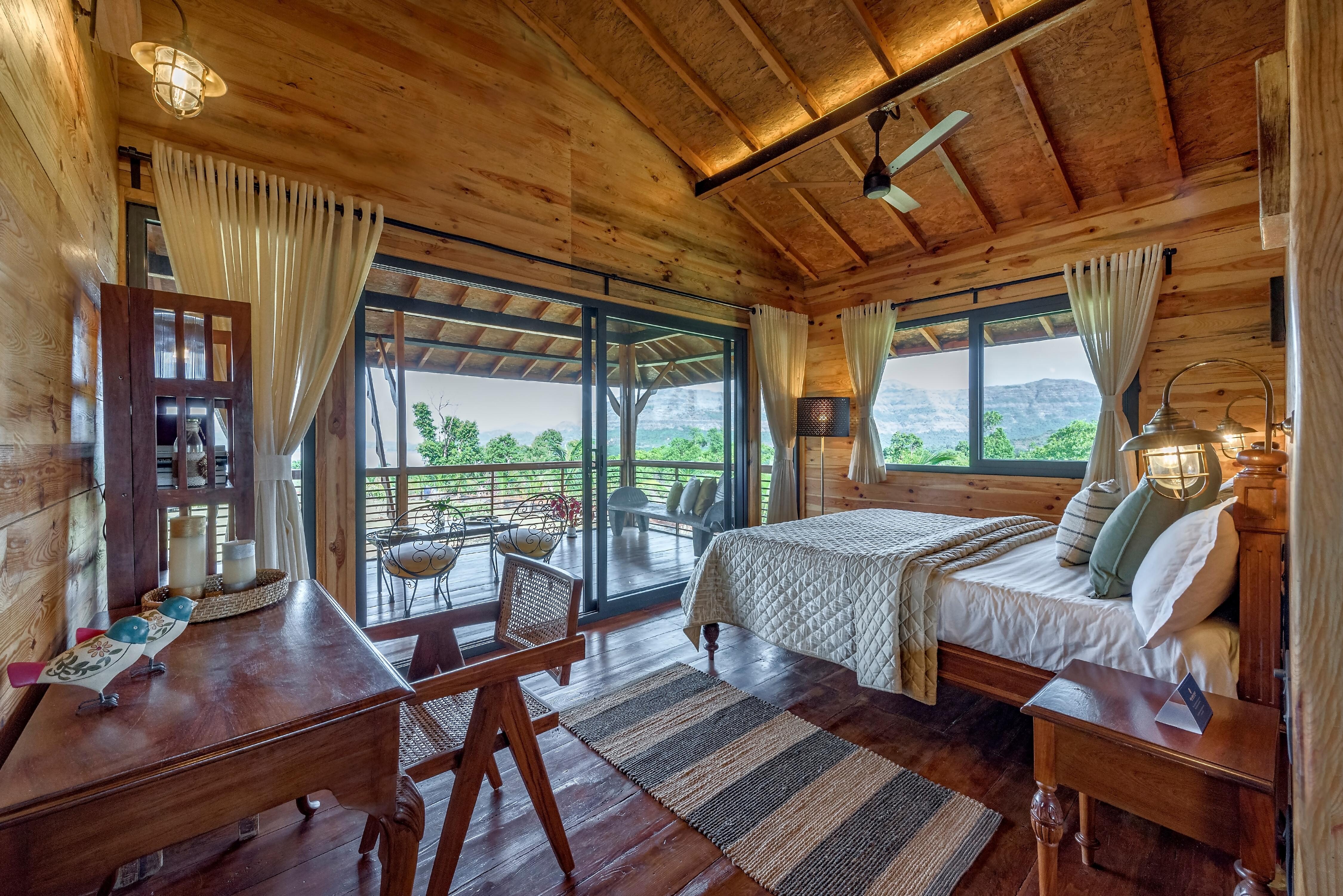 SaffronStays SATORI WoodHouse - Tap to explore photos