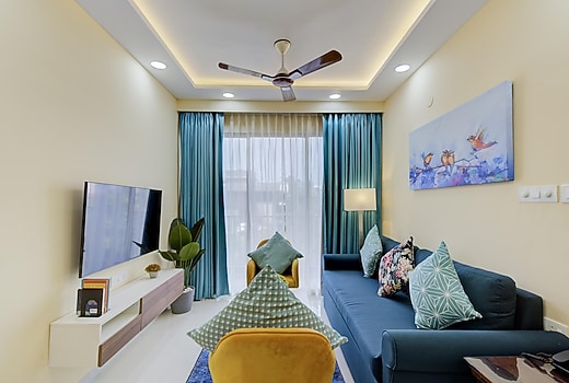 101 Soft Hues by Coral BnB 2BHK