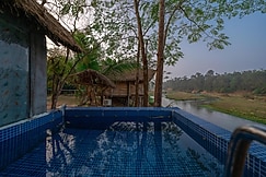 River View Farm House with Private Pool at SriTulasi Eco Farm, Chodavaram