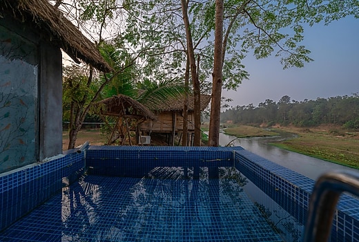 River View Farm House with Private Pool at SriTulasi Eco Farm