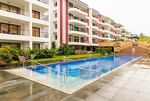 Scenic studio apartment at Baga