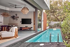 tisyastays | Casa Pamiya 3BHK Lux Villa with Private Pool & Bathtub, Sawantwadi