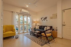 Staymaster Zest 2BHK in Arpora Nr Baga Pool, Goa
