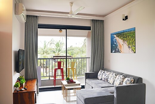 Luxurious & Spacious 1BHK Apartment in Candolim