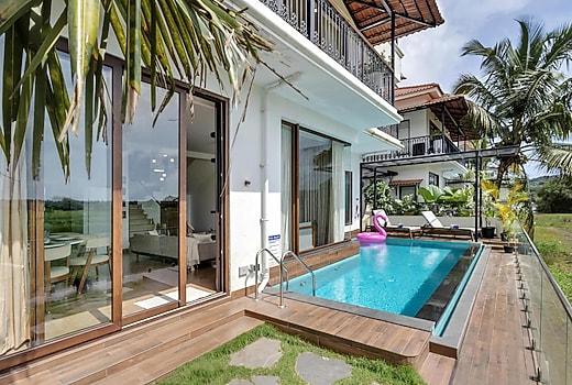 Hireavilla | Villa Marigold - Luxury 3BHK Pool Villa with Sunset View