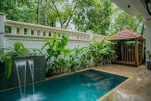3 BHK Villa with a Pvt Pool & Gazebo in Assagao