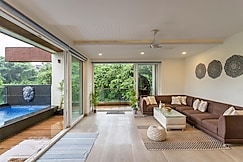 Peaceful 3BHK Duplex with Private Pool in North Goa | Hireavilla, Goa