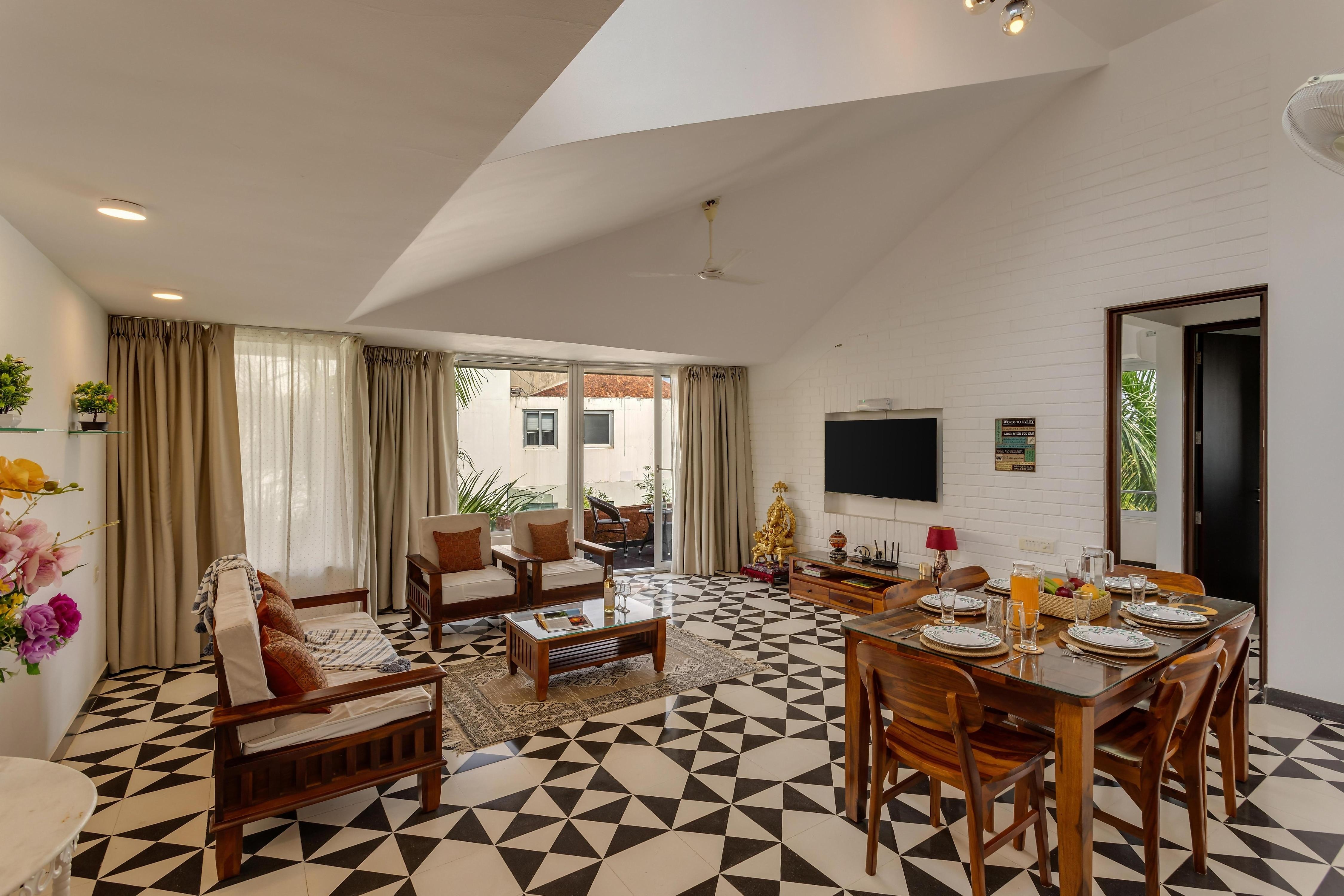 El Arbol - 2BHK with Rooftop Pool in Nerul | Hireavilla - Tap to explore photos