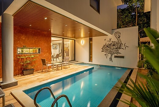 Luxe 3 BHK Villa with Pvt Pool & Jacuzzi