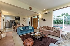 Luxe 2 BHK Farmstay with an entertainment lounge, Faridabad