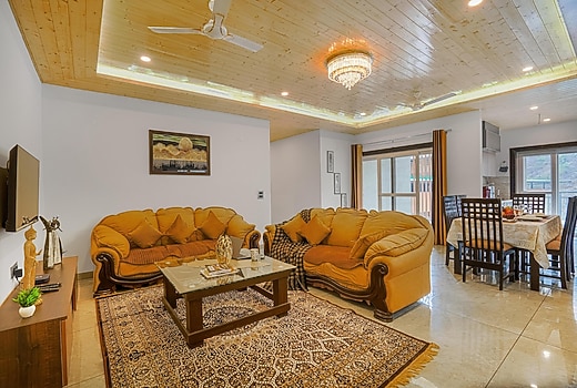 3 BHK Apartment with balcony & Hill view