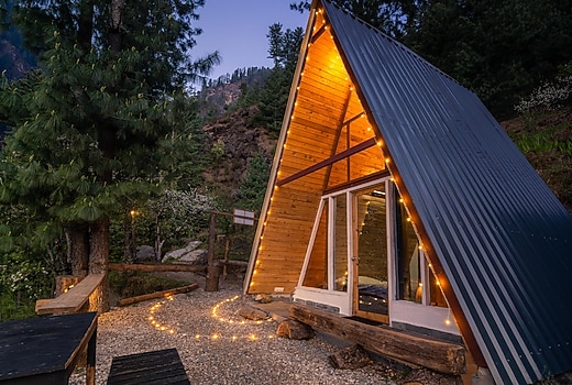 A Tiny Vibrant A-Frame
