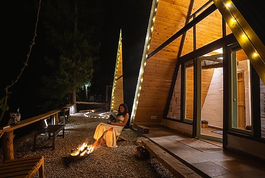 A Tiny Vibrant A-Frame