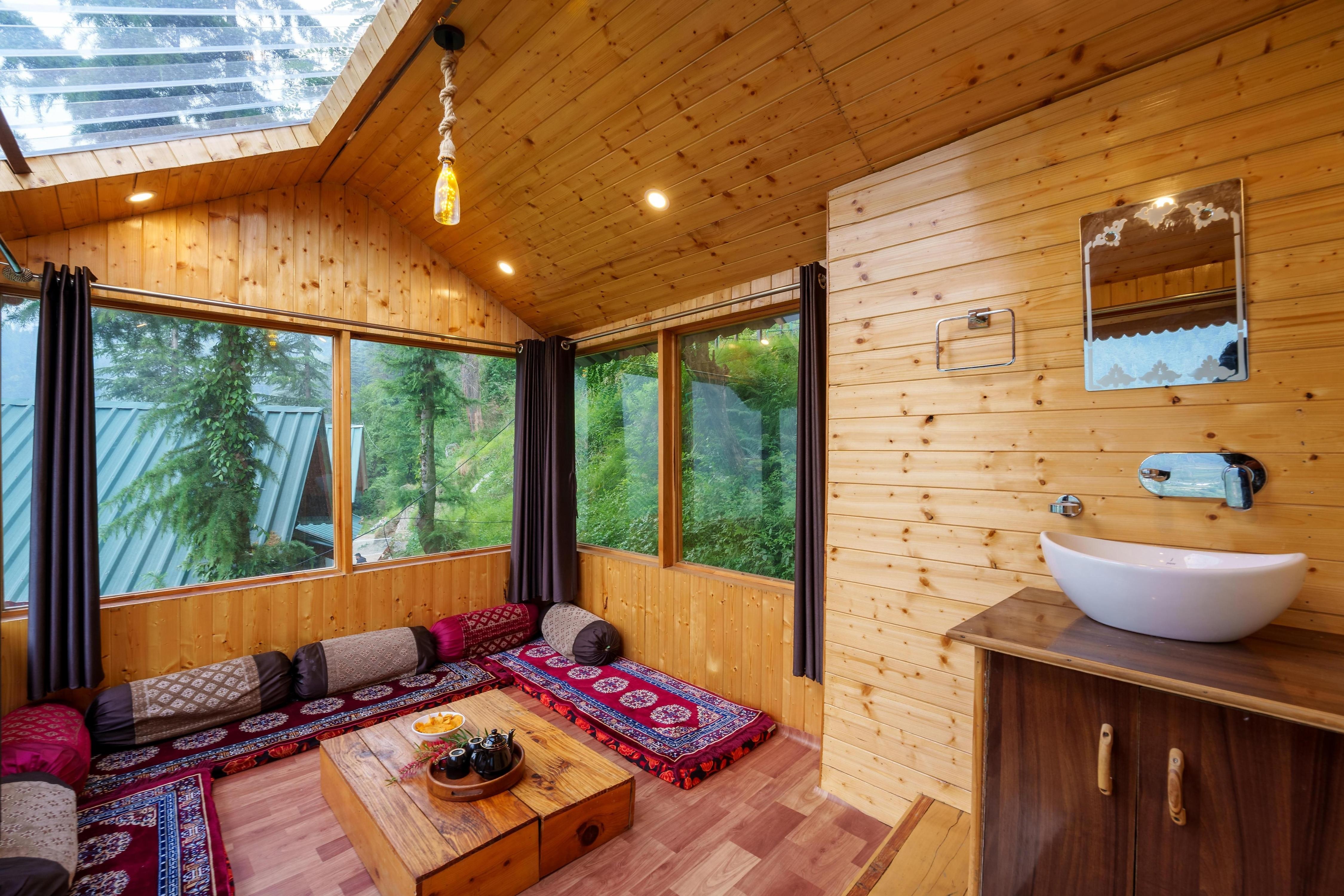 The Overlook A-frame cabin - Tap to explore photos