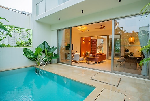 ELIVAAS 3 BHK With Pvt Pool & Spacious Living Area | Mirai Villa Sukoon
