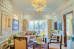 Alaya Stays 2 BHK with Balcony, 5 mins drive to Beach | Veera marina, Goa