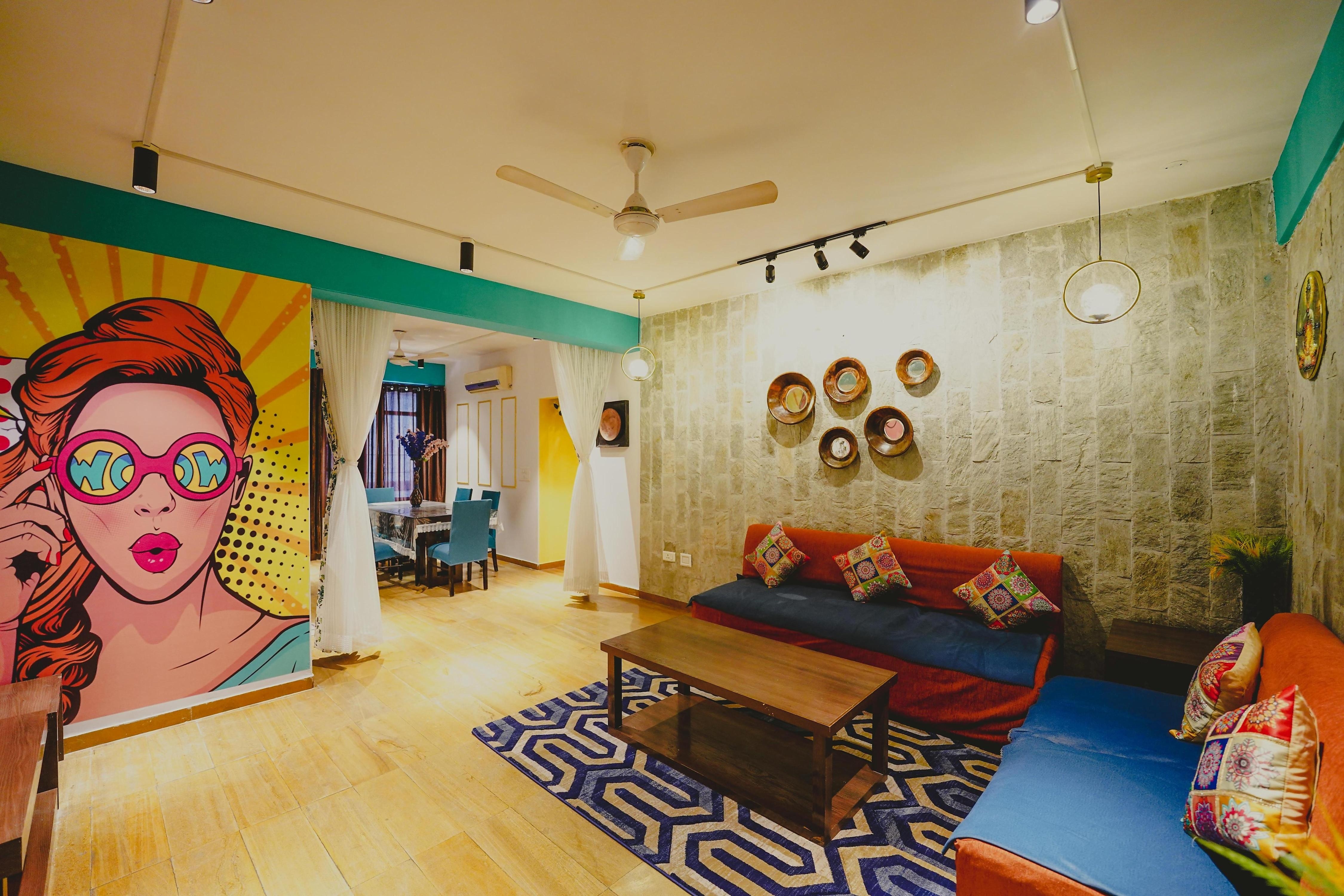 Mystic stay 3BHK Modern Luxury Flat-HEART of CITY - Tap to explore photos