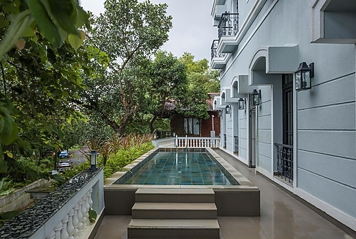 Serene 3BHK Duplex with Pool in Assagao | Hireavilla