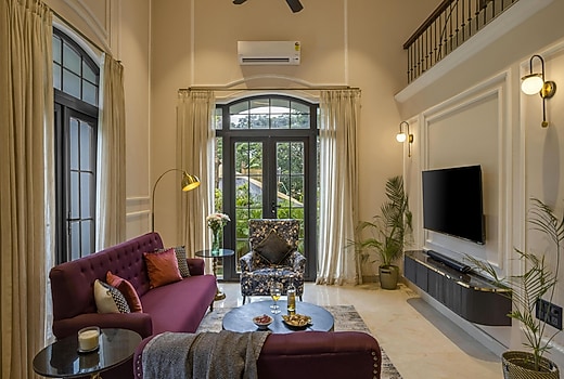 Serene 3BHK Duplex with Pool in Assagao | Hireavilla