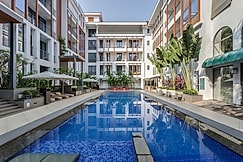Luxe 1BHK Suite Apartment, 10 mins to Candolim Beach | Hireavilla, Goa
