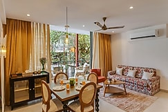 Luxe 1BHK Suite Apartment, 10 mins to Candolim Beach | Hireavilla, Goa