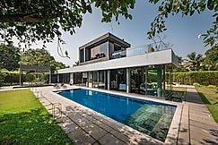 SaffronStays Glasshouse 91, Alibaug