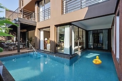 tisyastays | Casa 2565 3BHK Lux Villa with Private Pool & Jacuzzi, Close to beach, Goa