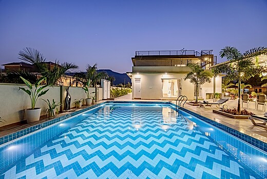 ELIVAAS Heaven in Hills Mountara 3 BHK Villa with Lounge & Pvt Pool
