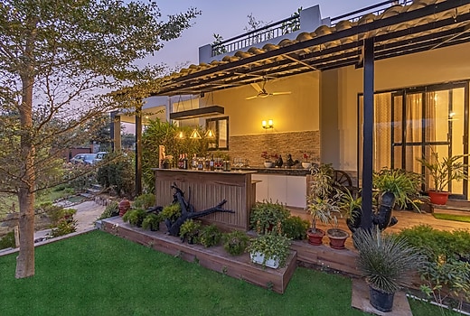 Alaya Stays Dacha 3 BHK with Jacuzzi & Outdoor Bar