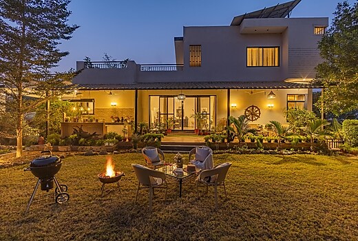 Alaya Stays Dacha 3 BHK with Jacuzzi & Outdoor Bar