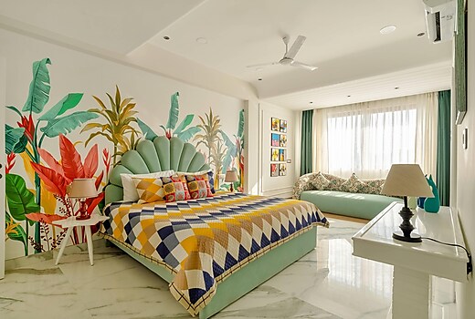 tisyastays | Emerald 3BHK Penthouse with Pvt Jacuzzi