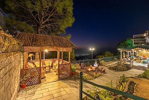 ELIVAAS 3BHK Plus Attic Cliffside Villa with Scenic Views