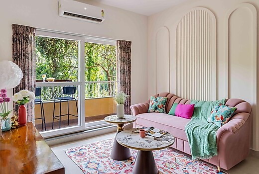 tisyastays | Pink Door 1BHK Apartment