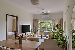 tisyastays | Casa de Viva 1BHK Apartment with Pool & Gym , Close to beach, Goa