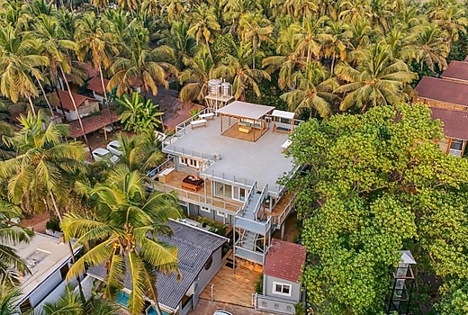 ELIVAAS House of Neptune 3 BHK Cottage with Terrace & Gazebo on the Beach