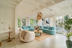 ELIVAAS Signature House of Neptune 3 BHK Cottage with Terrace & Gazebo on the Beach, Goa