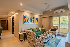 In the Heart of Candolim 2 BHK Penthouse with a Terrace & Gazebo, Goa