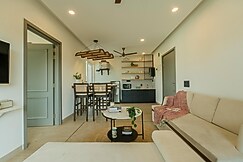 Staymaster Cozy Nova | 1BHK | Nr Calangute Beach, Goa