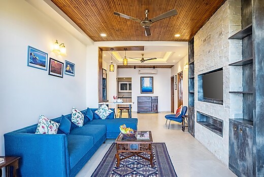 Alaya Stays Skyline Ridge 3 BHK Apartment with Scenic Views